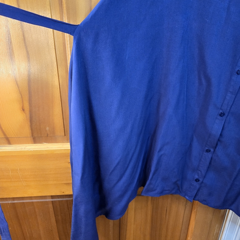 Umgee Tie Back Asymmetric Button Front Dress - image 4